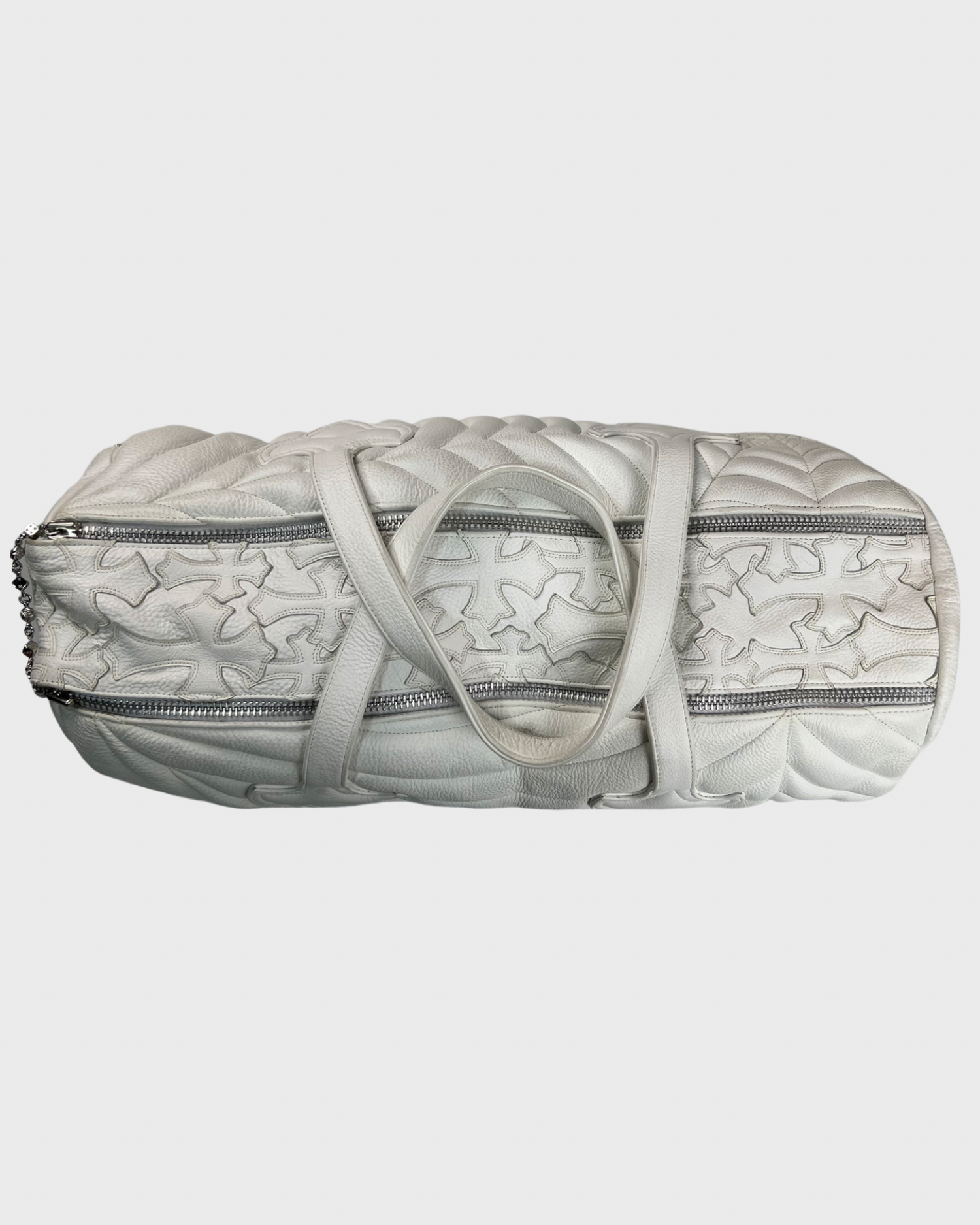 CHROME HEARTS VIC Spiderweb DUFFLE travel BAG SZ OS