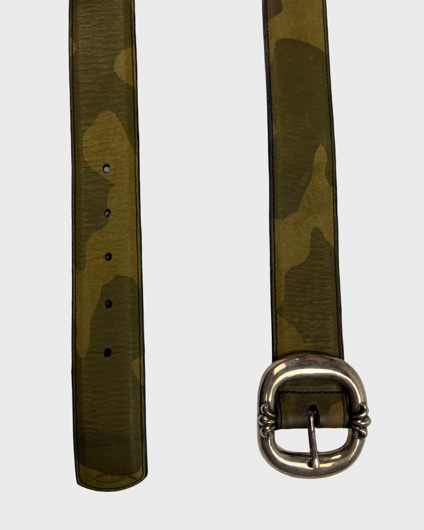 Chrome Hearts wood Camo gunslinger Belt SZ:34