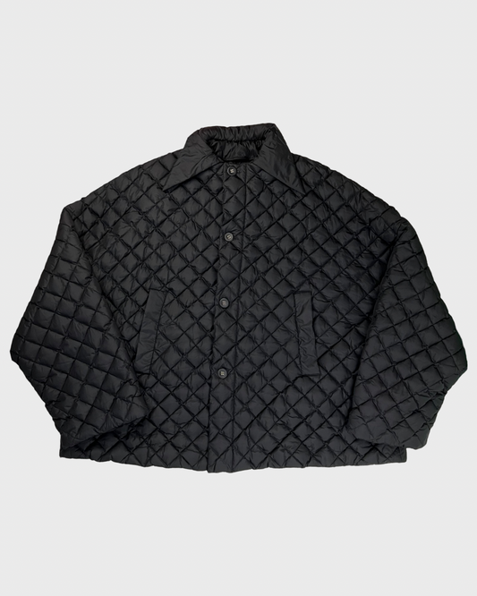 Raf Simons AW21 quilted Padded runway Jacket Black SZ:2