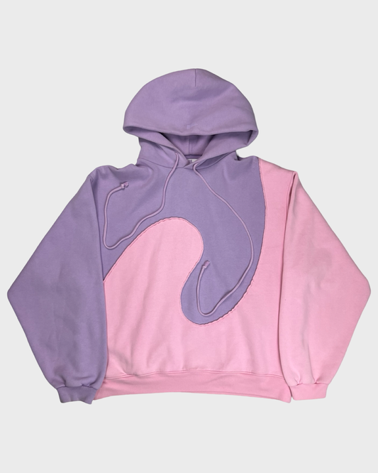ERL Purple/ Pink Hoodie SZ:L
