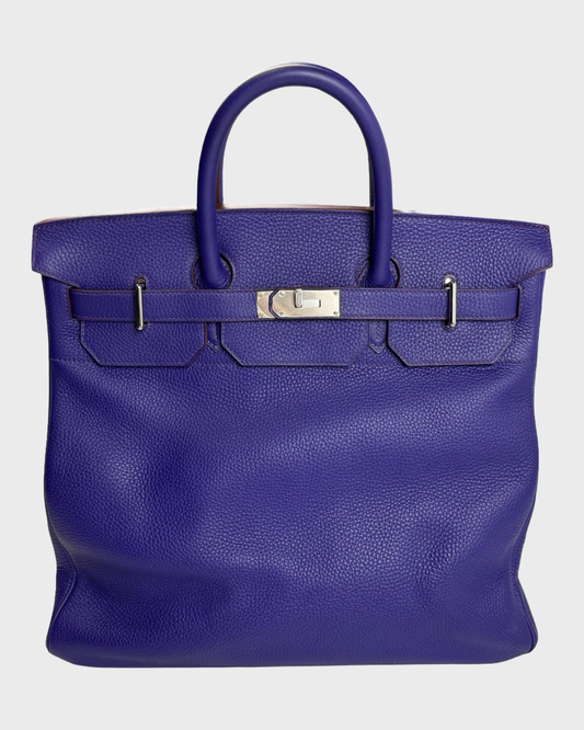 Hermès HAC 40 Birkin Bag Purple SZ:OS