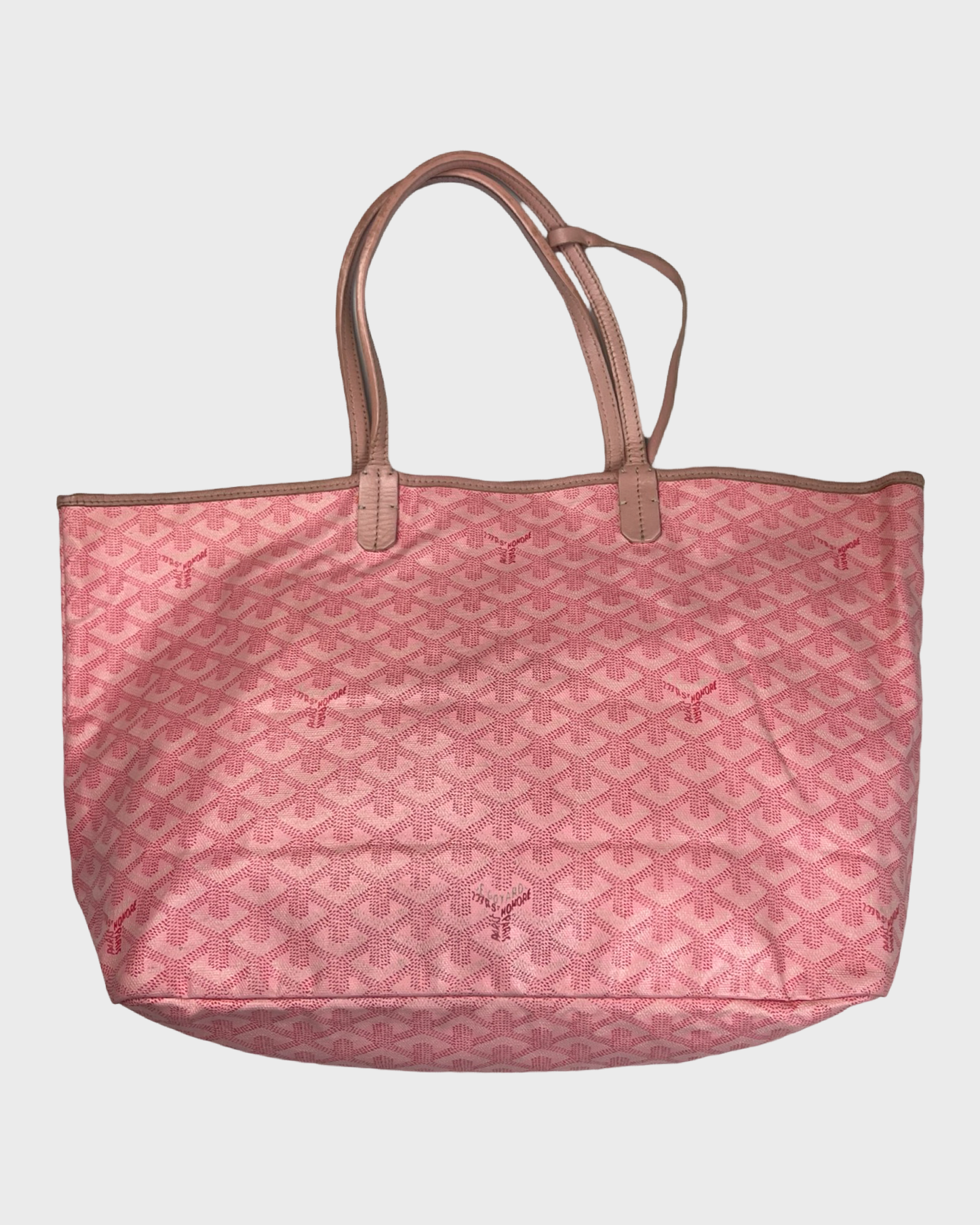 GOYARD SAKURA JAPAN EXCLUSIVE SAINT LOUIS TOTE PM BAG IN PINK USED SZ:OS