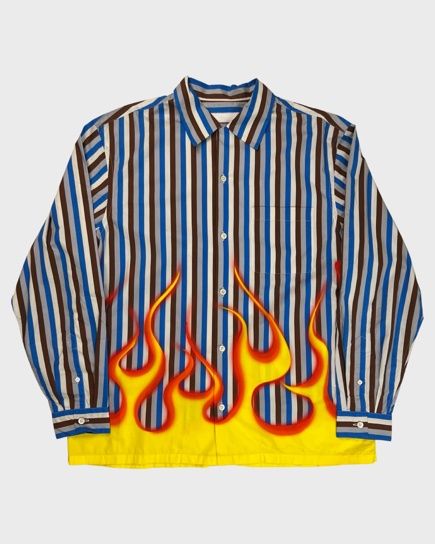 Prada 1of1 Flame longsleeve button up Shirt SZ:L