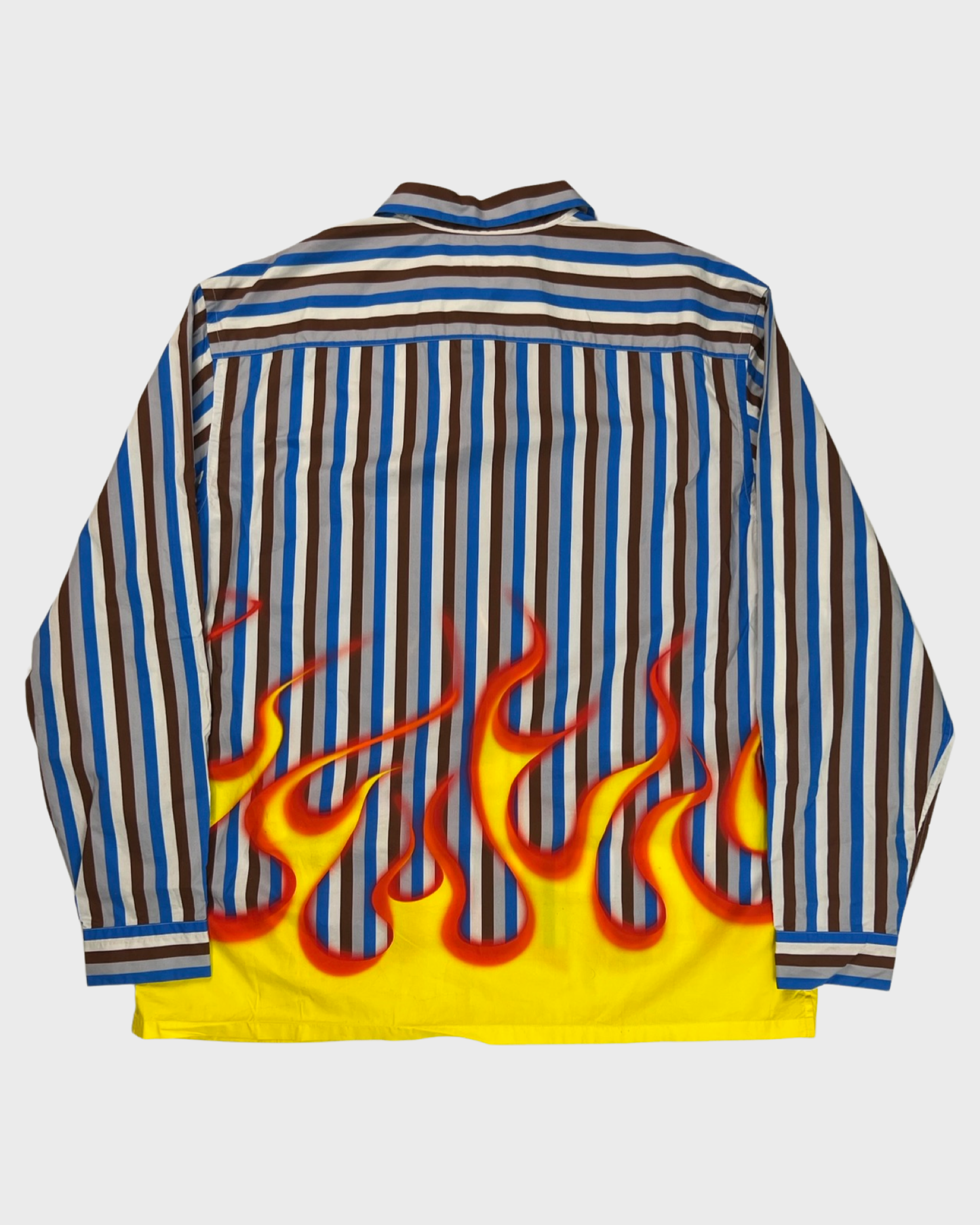 Prada 1of1 Flame longsleeve button up Shirt SZ:L