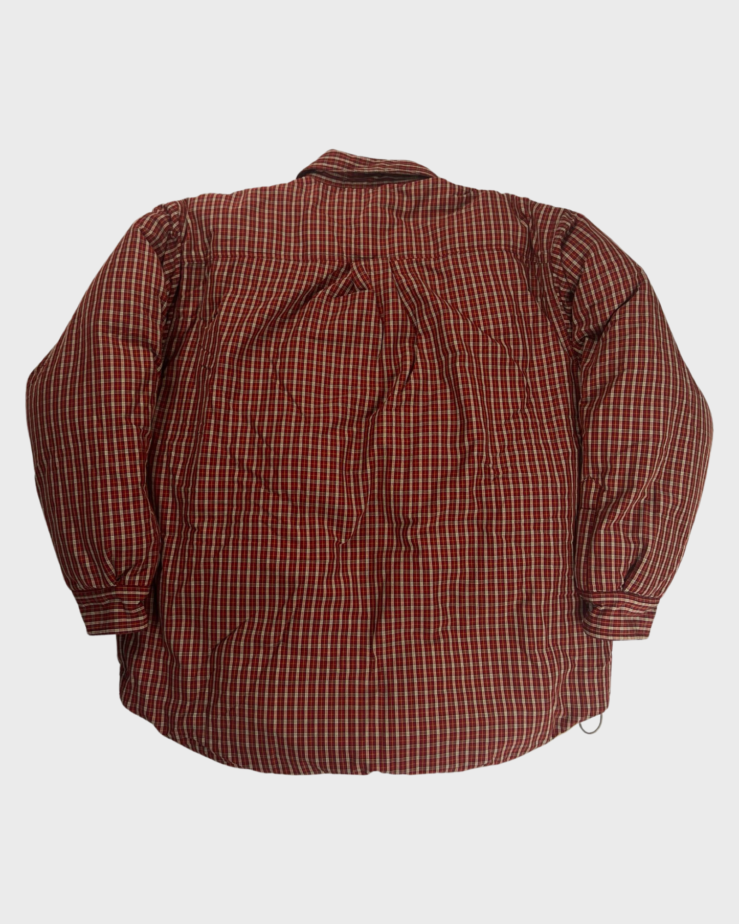 Vetements AW17 checkered runway fleece lined padded Jacket SZ:L
