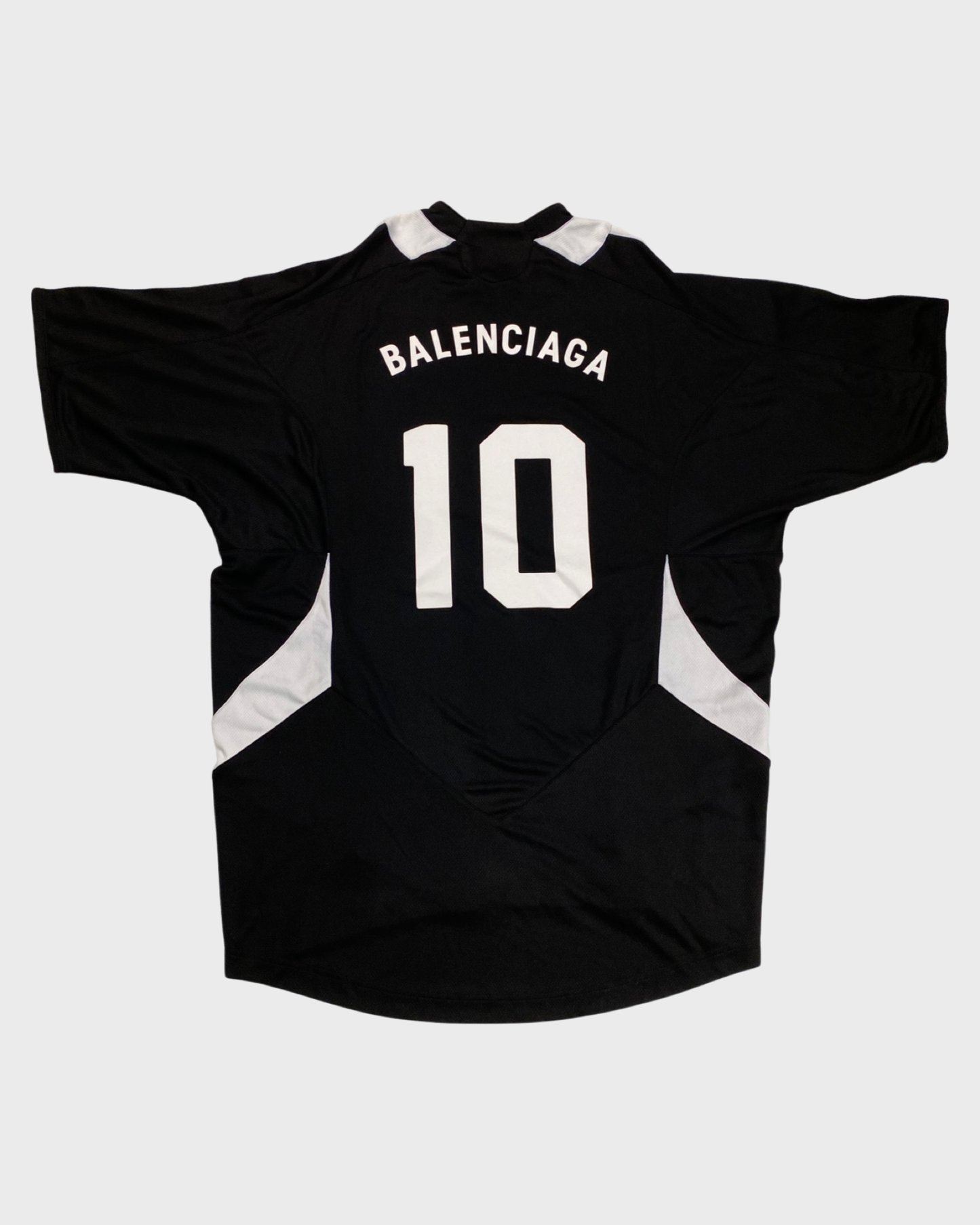 Balenciaga AW20 runway Football soccer jersey kit in black SZ:XS|L|XL
