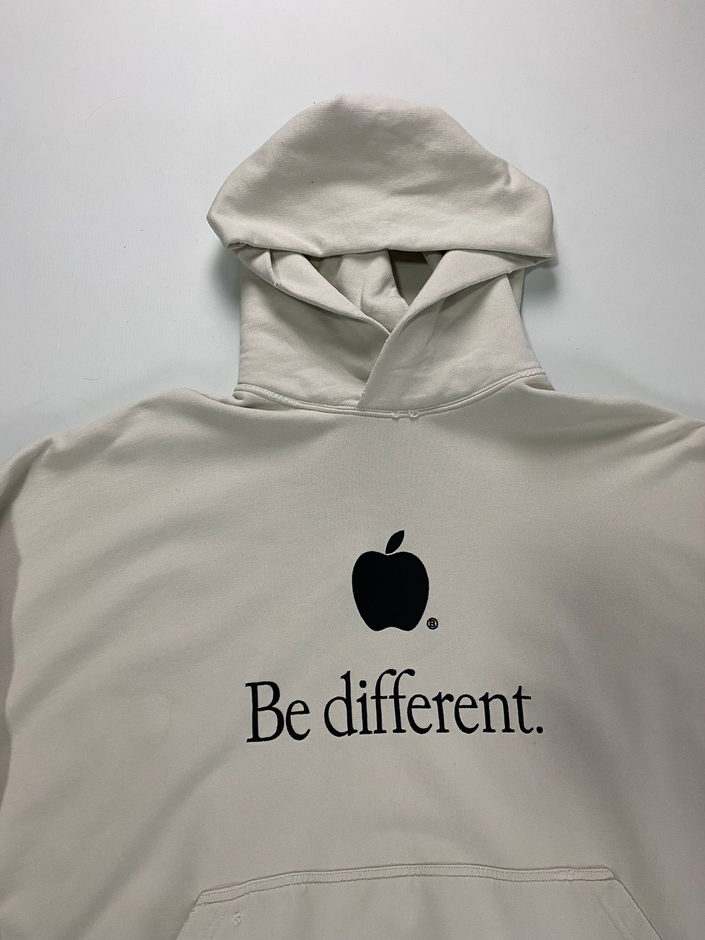Balenciaga AW22 360° snowstorm show be different Apple hoodie white SZ:1