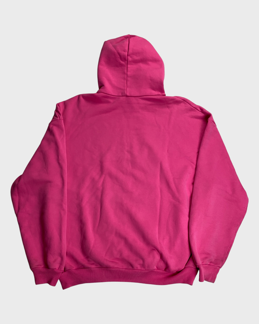 Balenciaga NYC pink airbrushed oversized hoodie SZ:XS|S|M