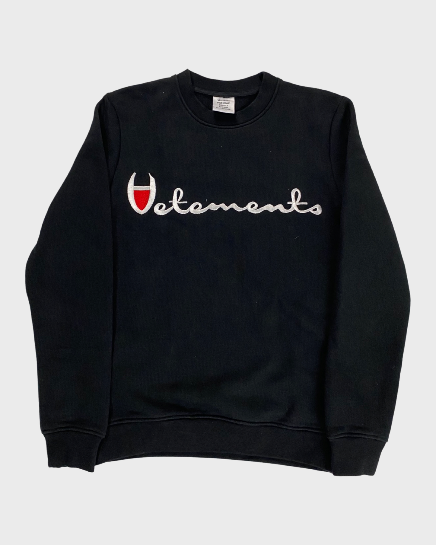Champion sweater sales big logo xs