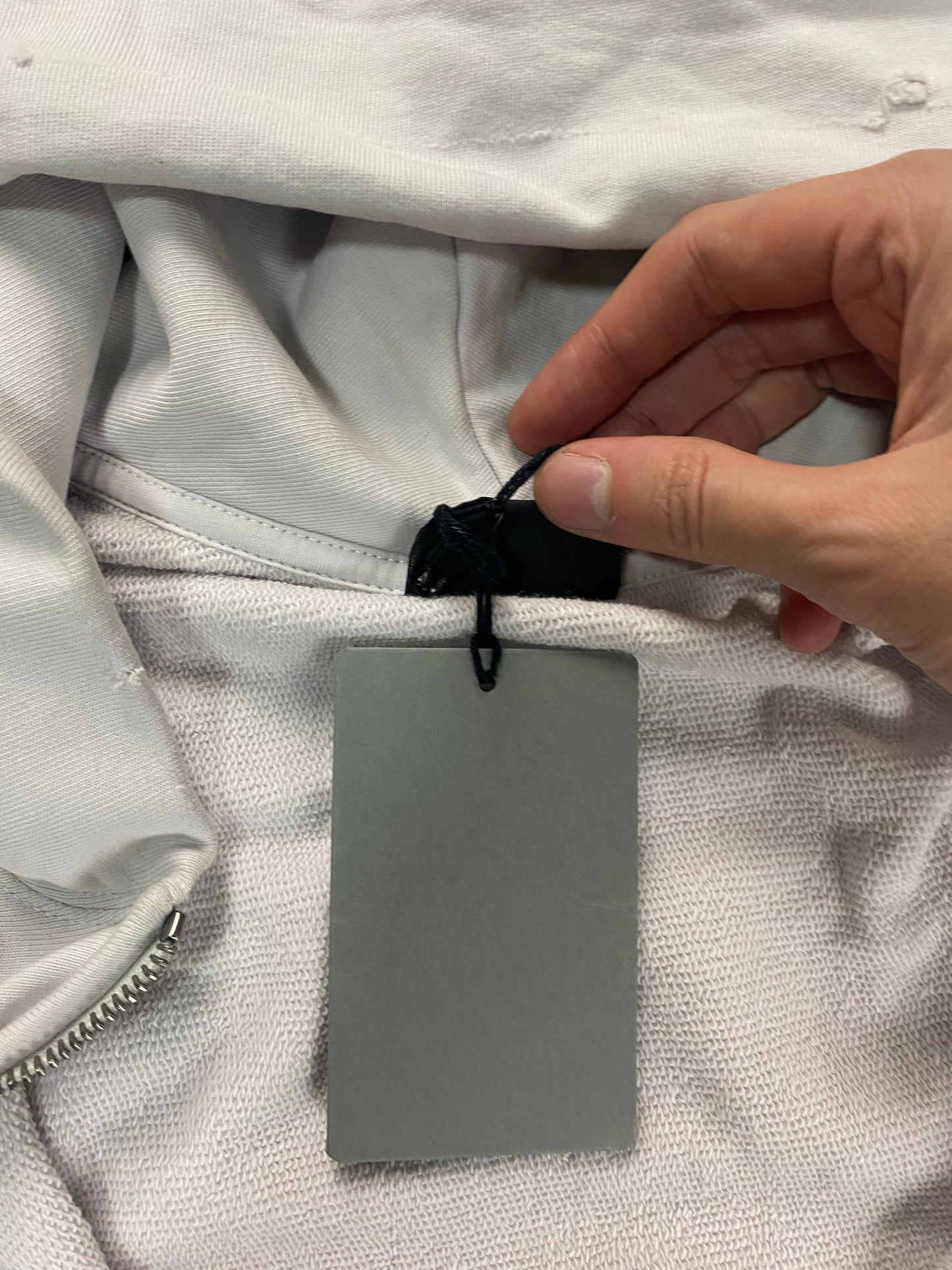 Balenciaga SS23 mirrored logo zip up hoodie SZ:1