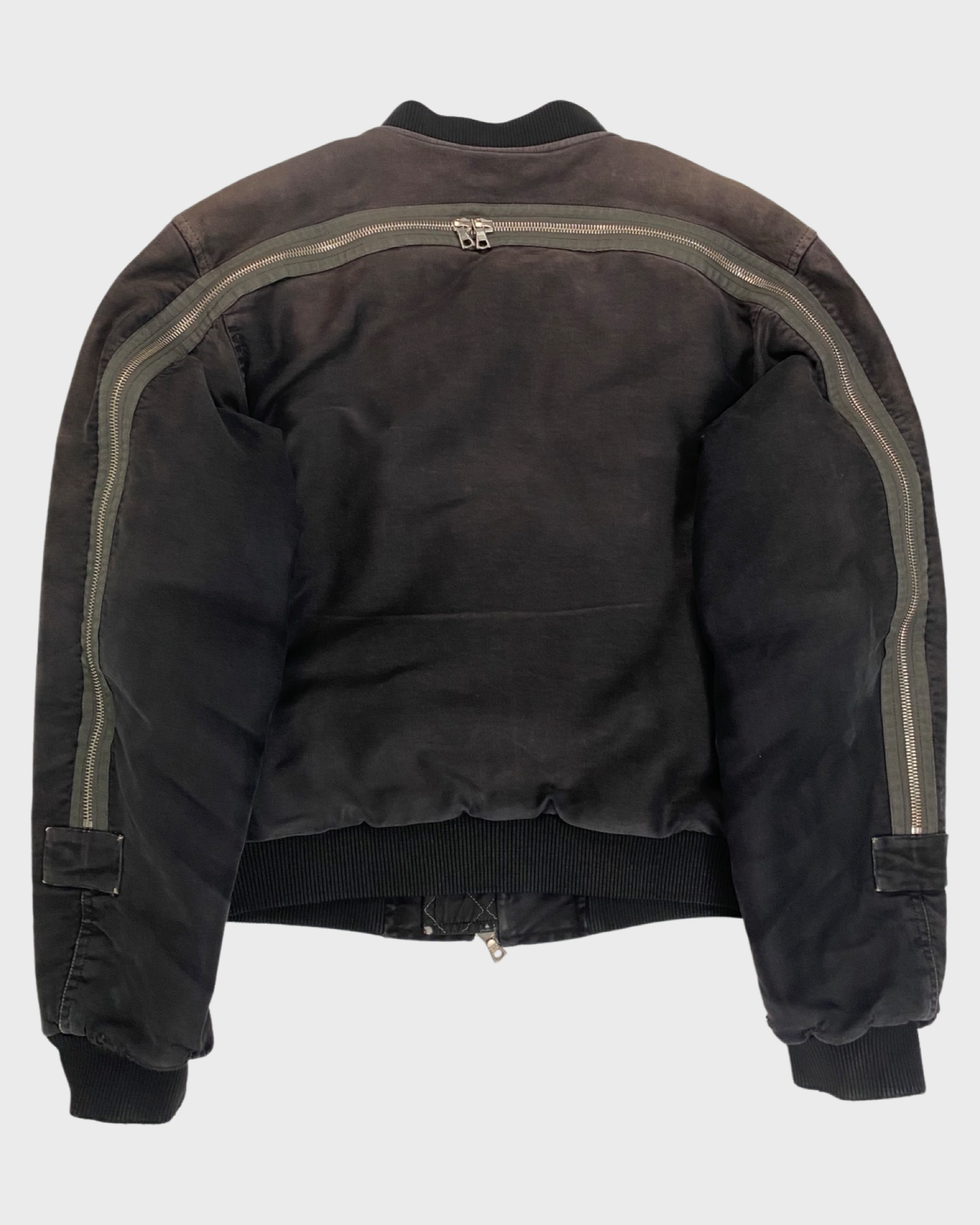 Dries Van Noten AW14 moleskin (100%cotton) backzip bomber jacket SZ:L