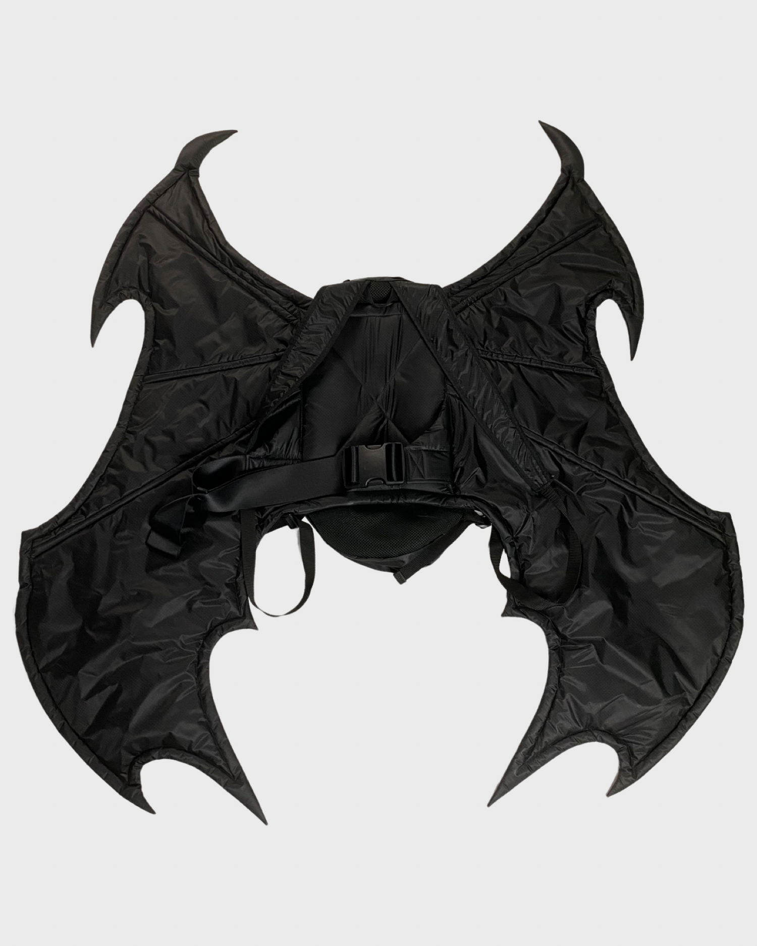 UNDERCOVER AW17 batwing backpack in black SZ OS