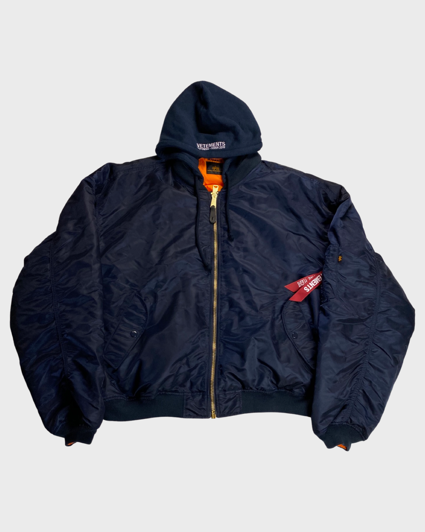 Vetements AW17 reversible oversized bomber jacket SZ S Bankofgrails