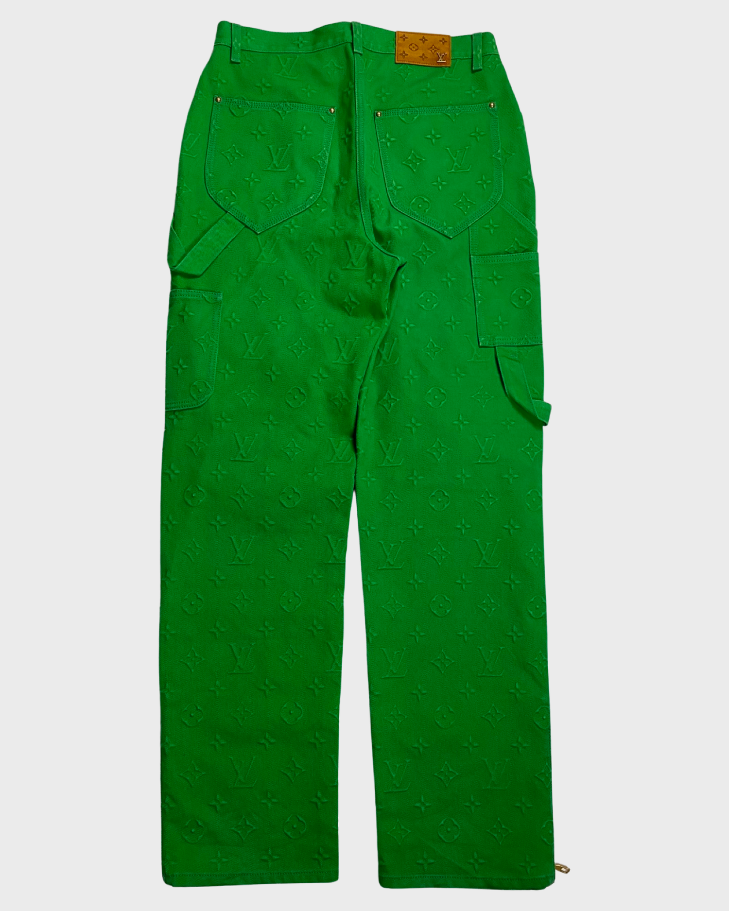 LOUIS VUITTON Green Utility Cargo Pants Green Virgil Abloh