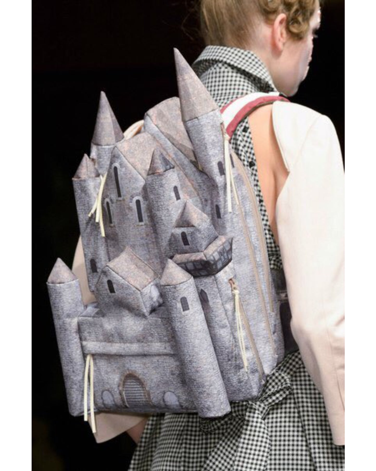 Undercover castle backpack grey runway version SZ:OS