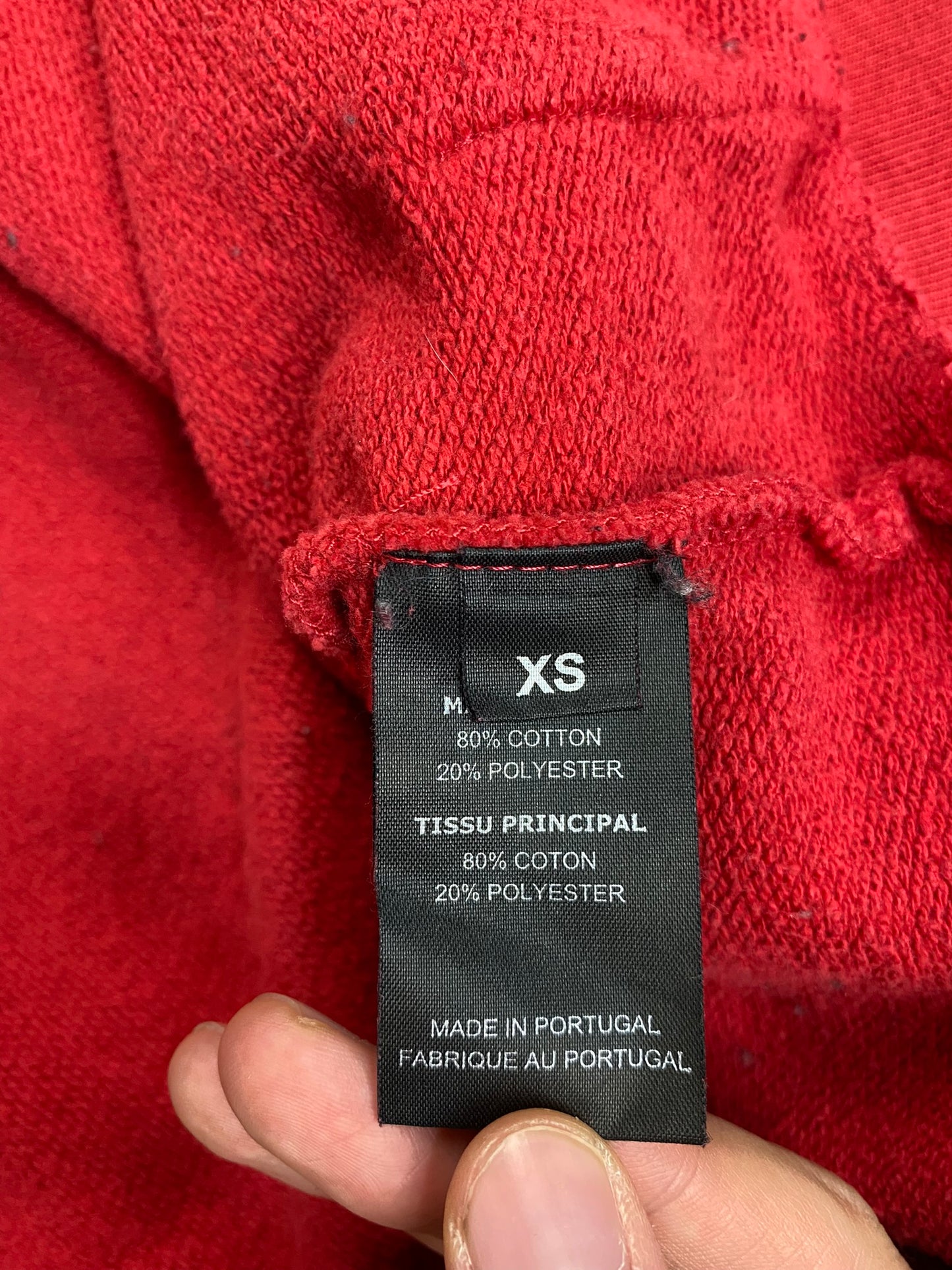 Vetements Seoul Exclusive oversized OG METAL hoodie in red SZ:XS|M