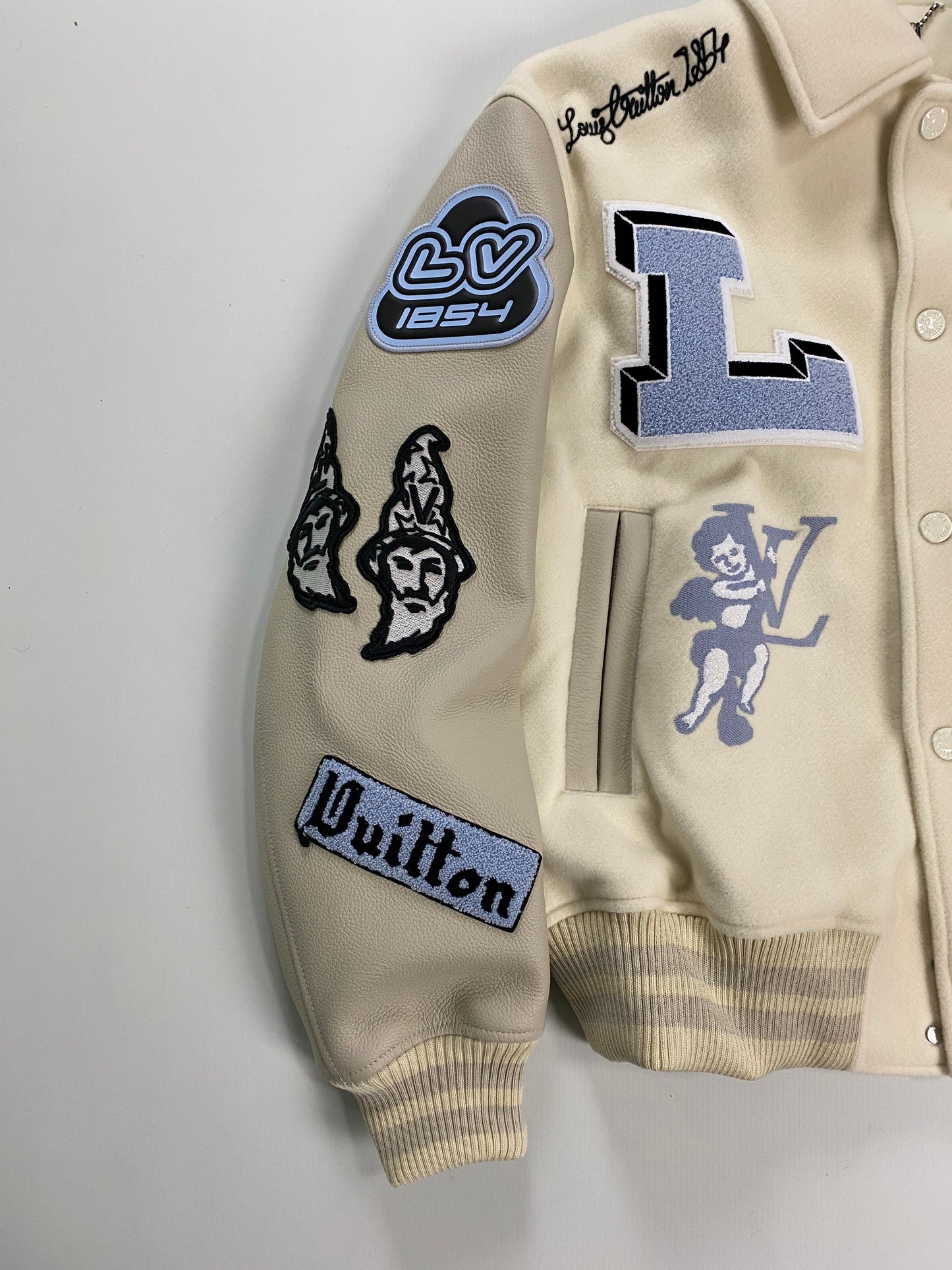 LV Bunny Patches Varsity Jacket For Sale - William Jacket