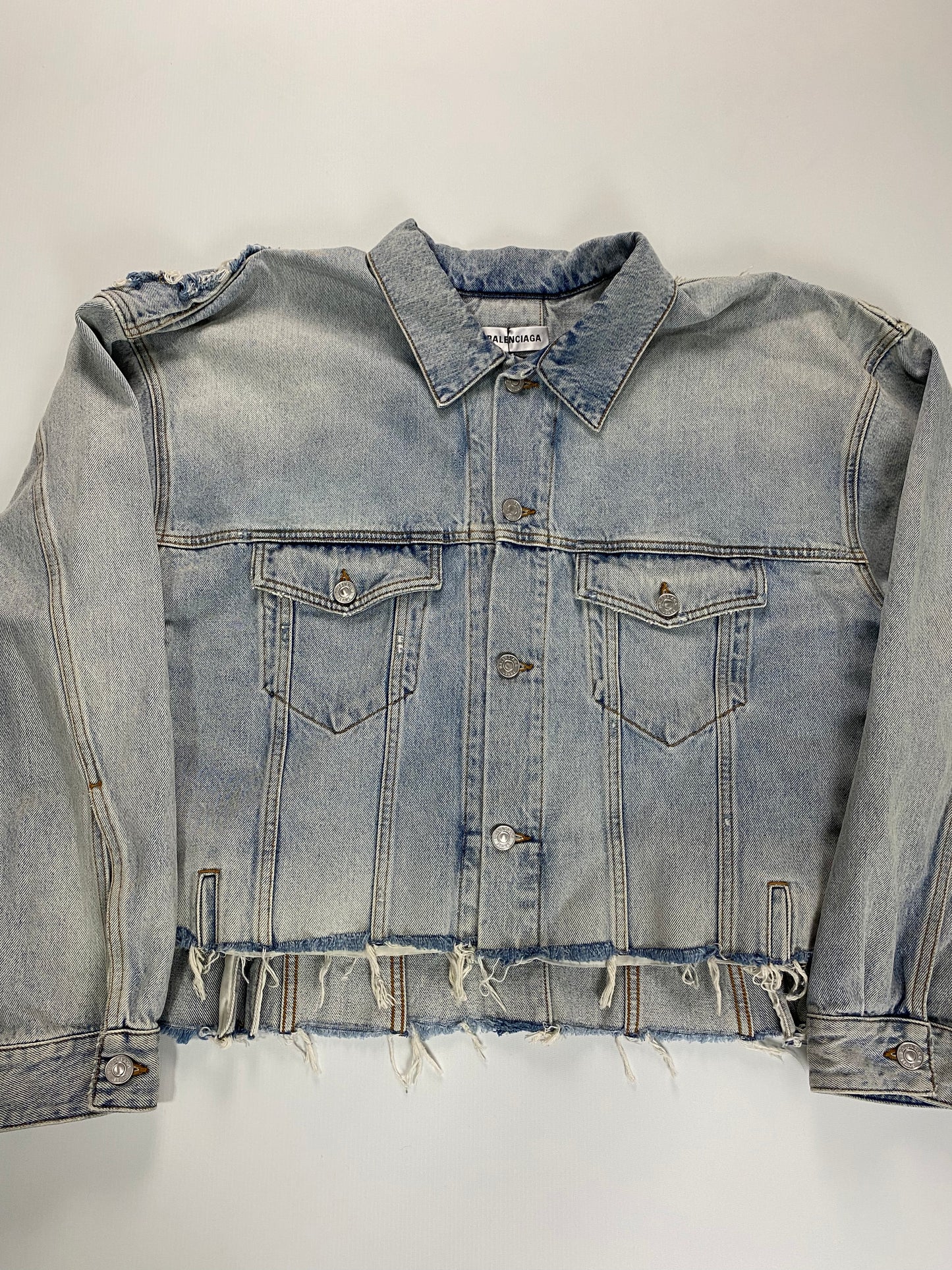 Balenciaga deconstructed denim jacket SZ:2|4