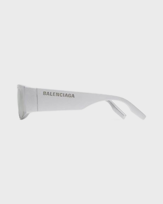 BALENCIAGA SILVER LED FRAMES SUNGLASSES SHADES SZ:OS