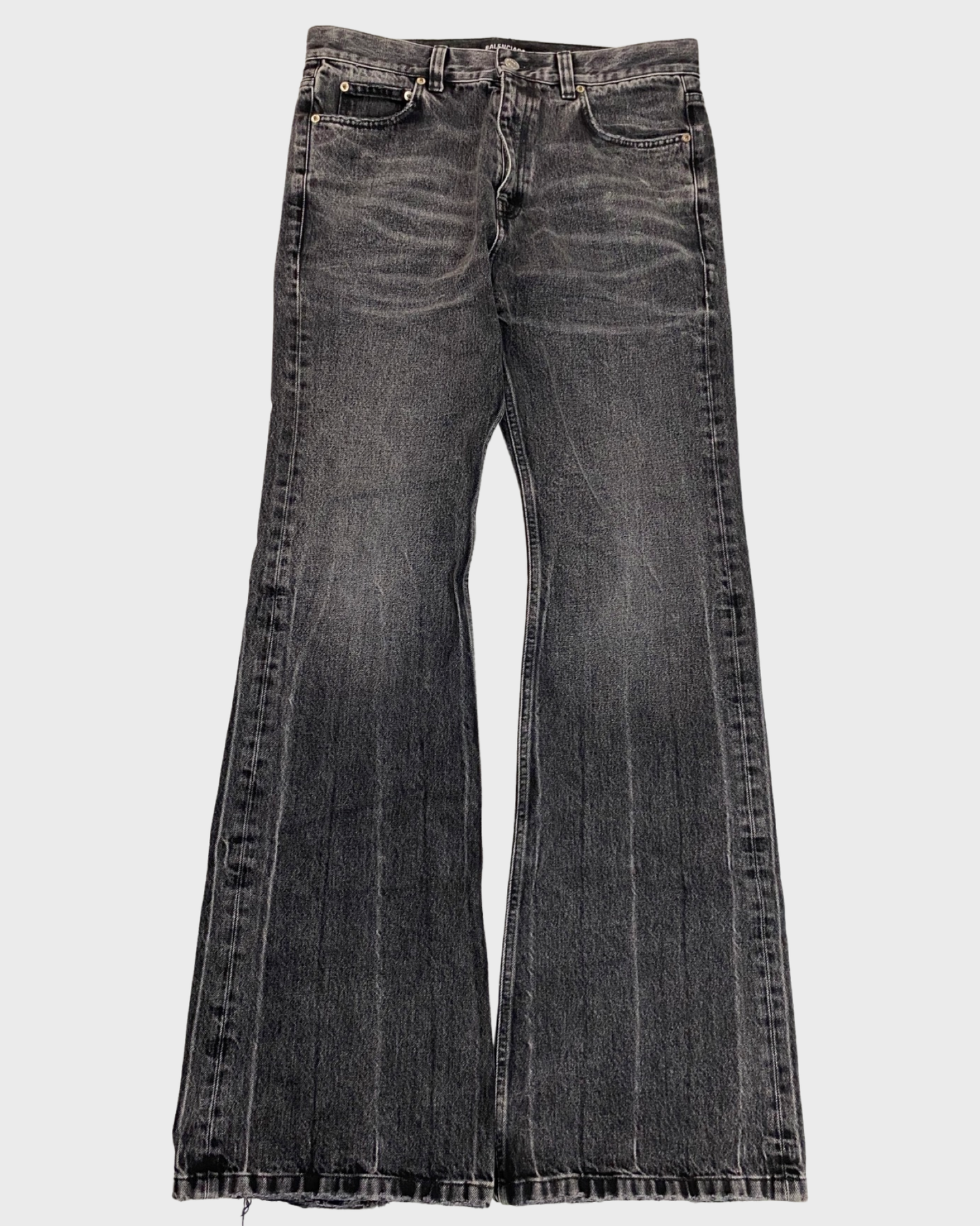 Balenciaga FALL22 lost tape flared grey jeans SZ:XS|S|M|L