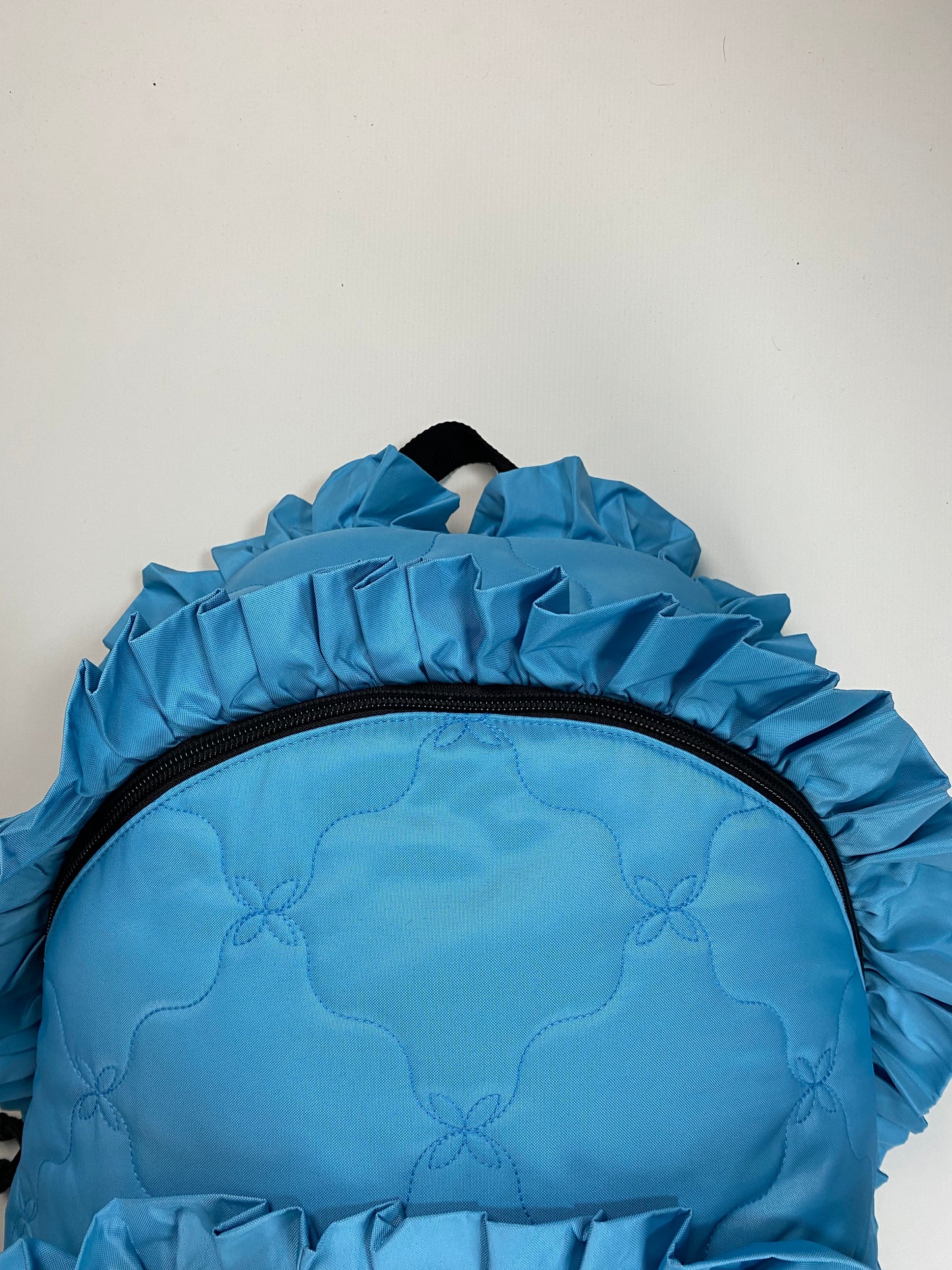 Balenciaga XXXL ruffle backpack 1of1 azur blue SZ:OS