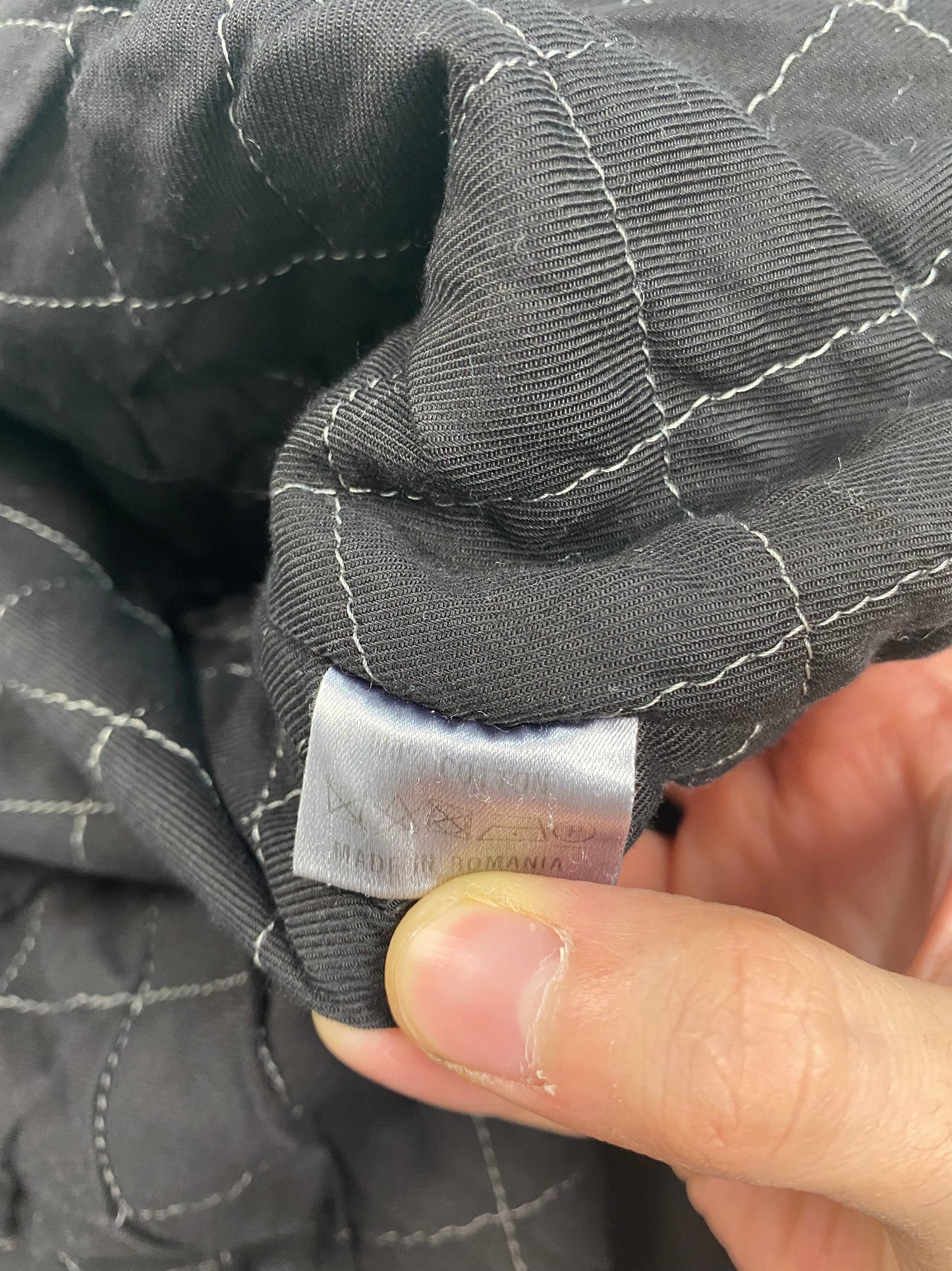 Dries Van Noten AW14 moleskin (100%cotton) backzip bomber jacket SZ:L