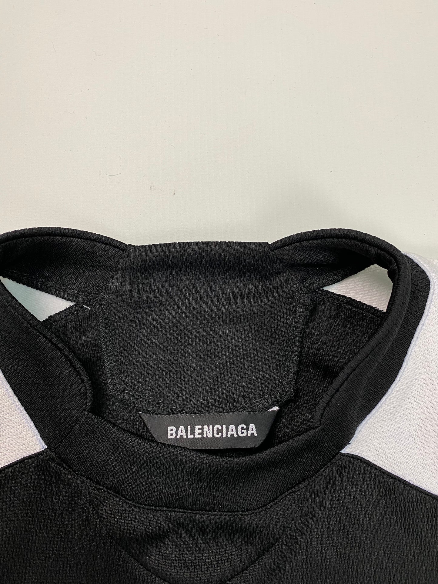 Balenciaga AW20 runway Football soccer jersey kit in black SZ:XS|L|XL