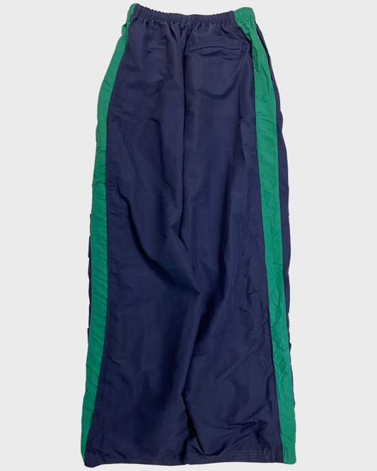 Balenciaga hybrid sporty B trackpants x jeans in blue & teal green SZ:S