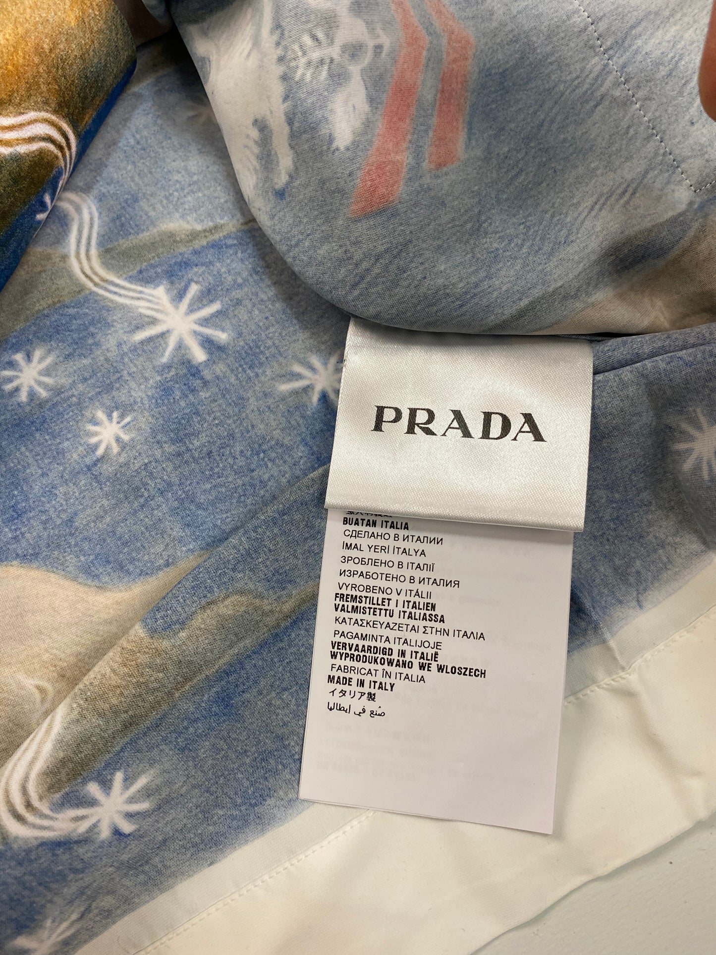 Prada AW16 impossible true love shirt by Christophe Chemin SZ:XL