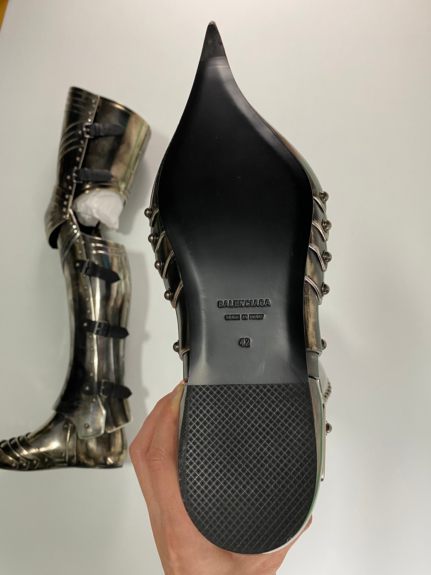 Balenciaga robot boots Clearance