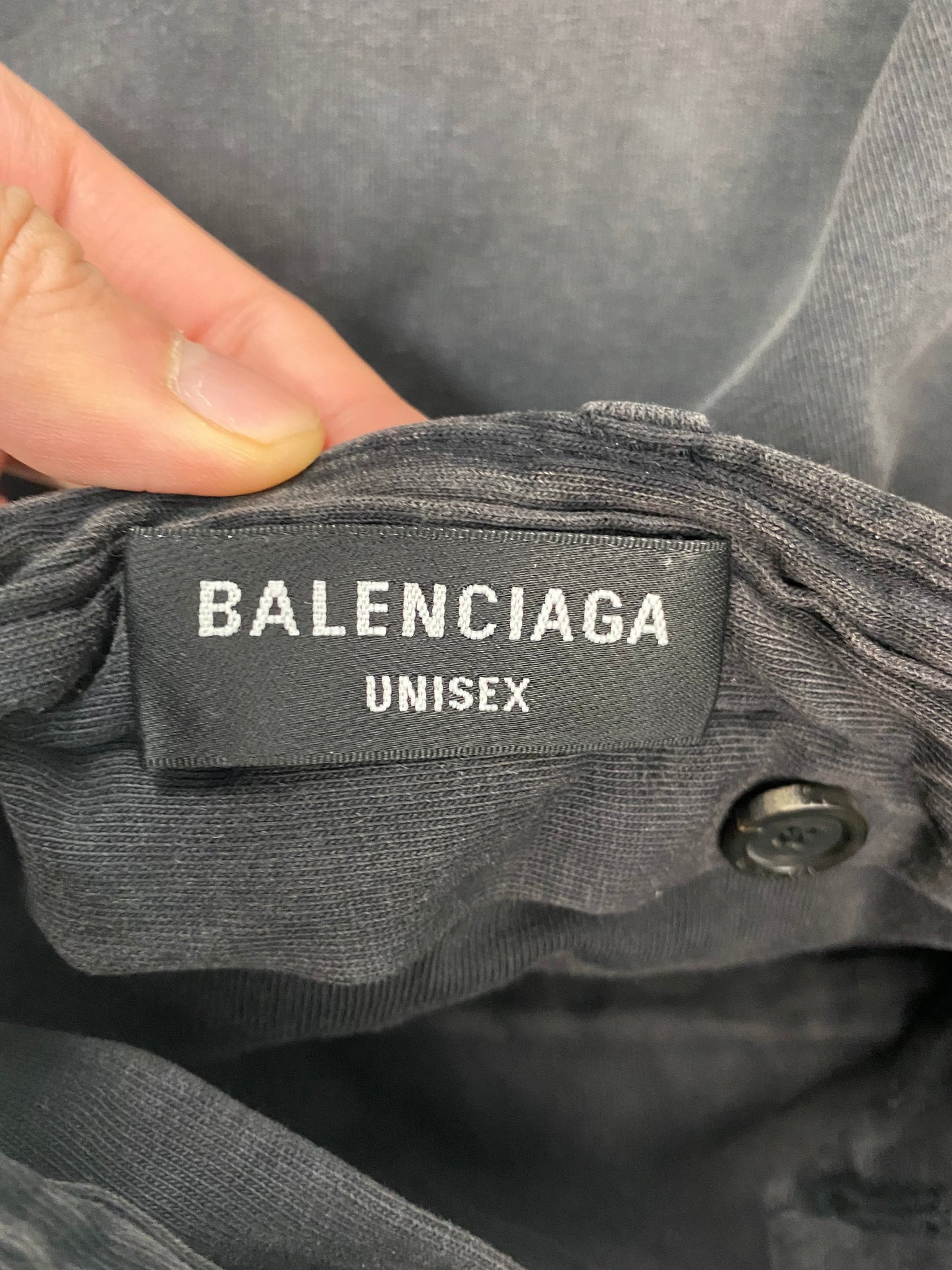 Balenciaga AW21 afterworld washed out straight pants SZ:S