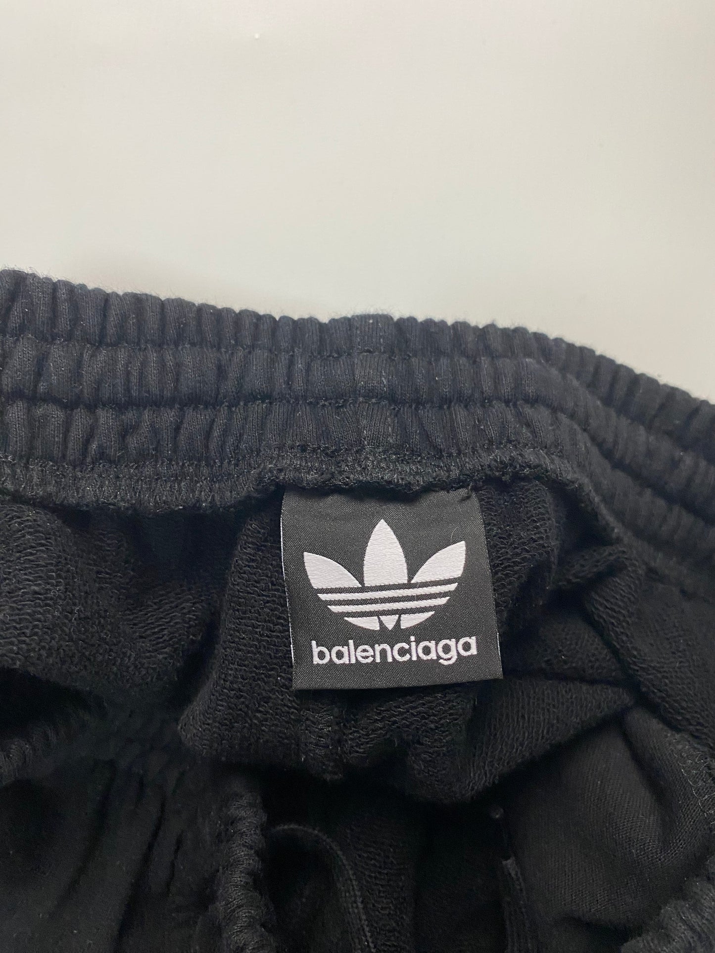 Balenciaga x Adidas Spring23 NYC Show long baggy sweatpants in black SZ:S
