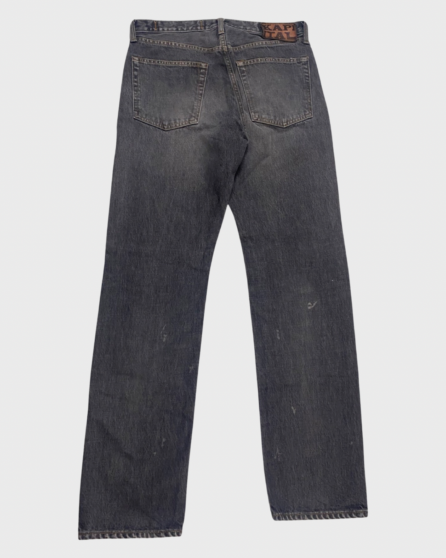 Kapital washed black shashiko jeans Size:W32