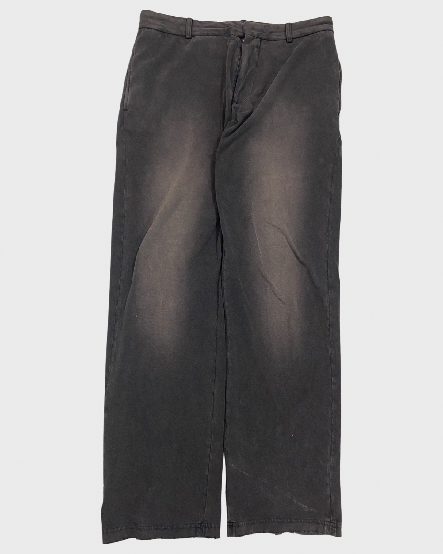 Balenciaga AW21 afterworld washed out straight pants SZ:S