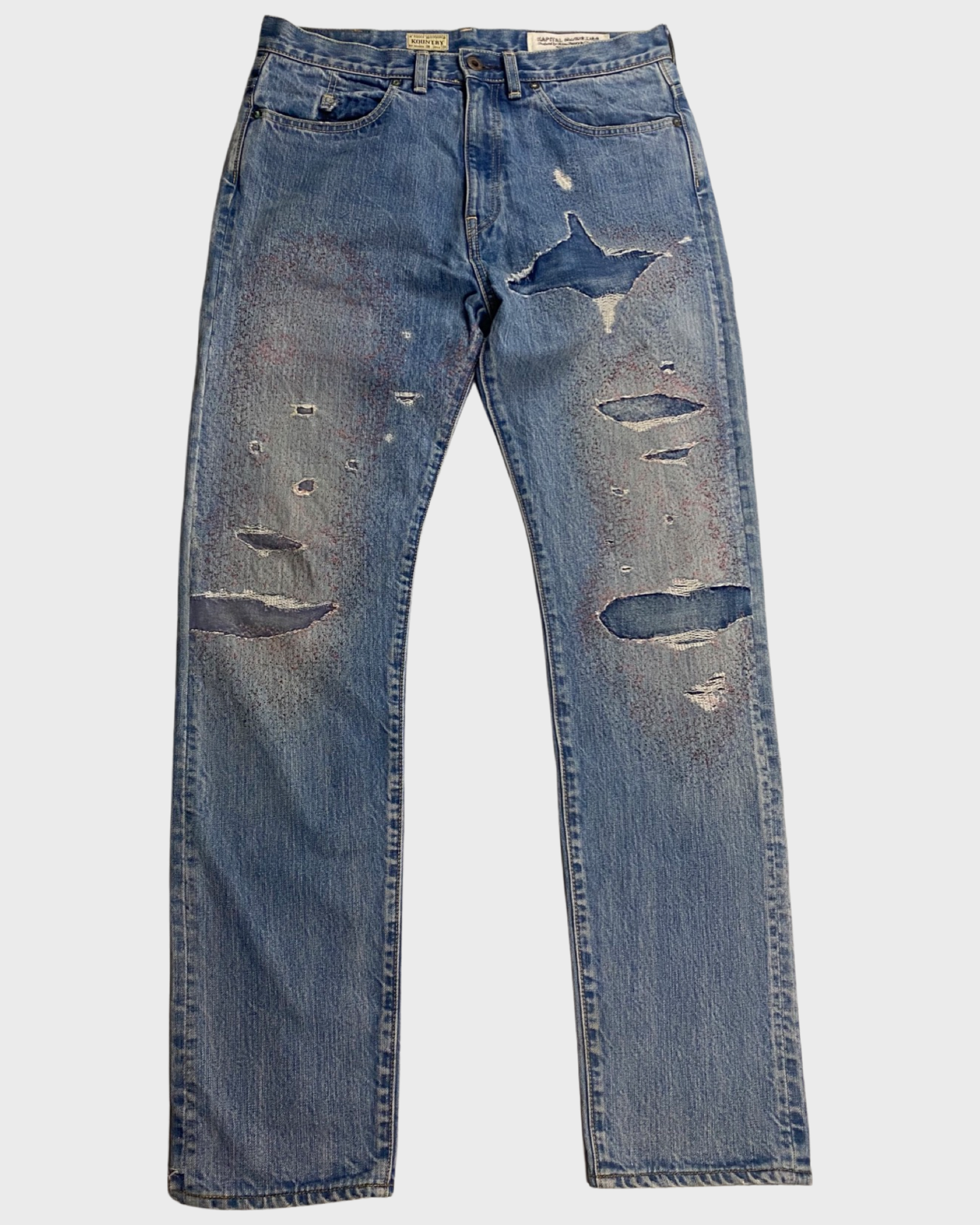 Kapital OG Shashiko Smiley Jeans SIZE:W34