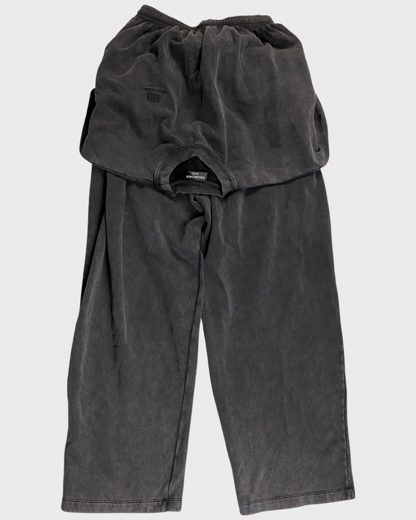 Balenciaga tied up sweater/crewneck sweatpants grey – Bankofgrails