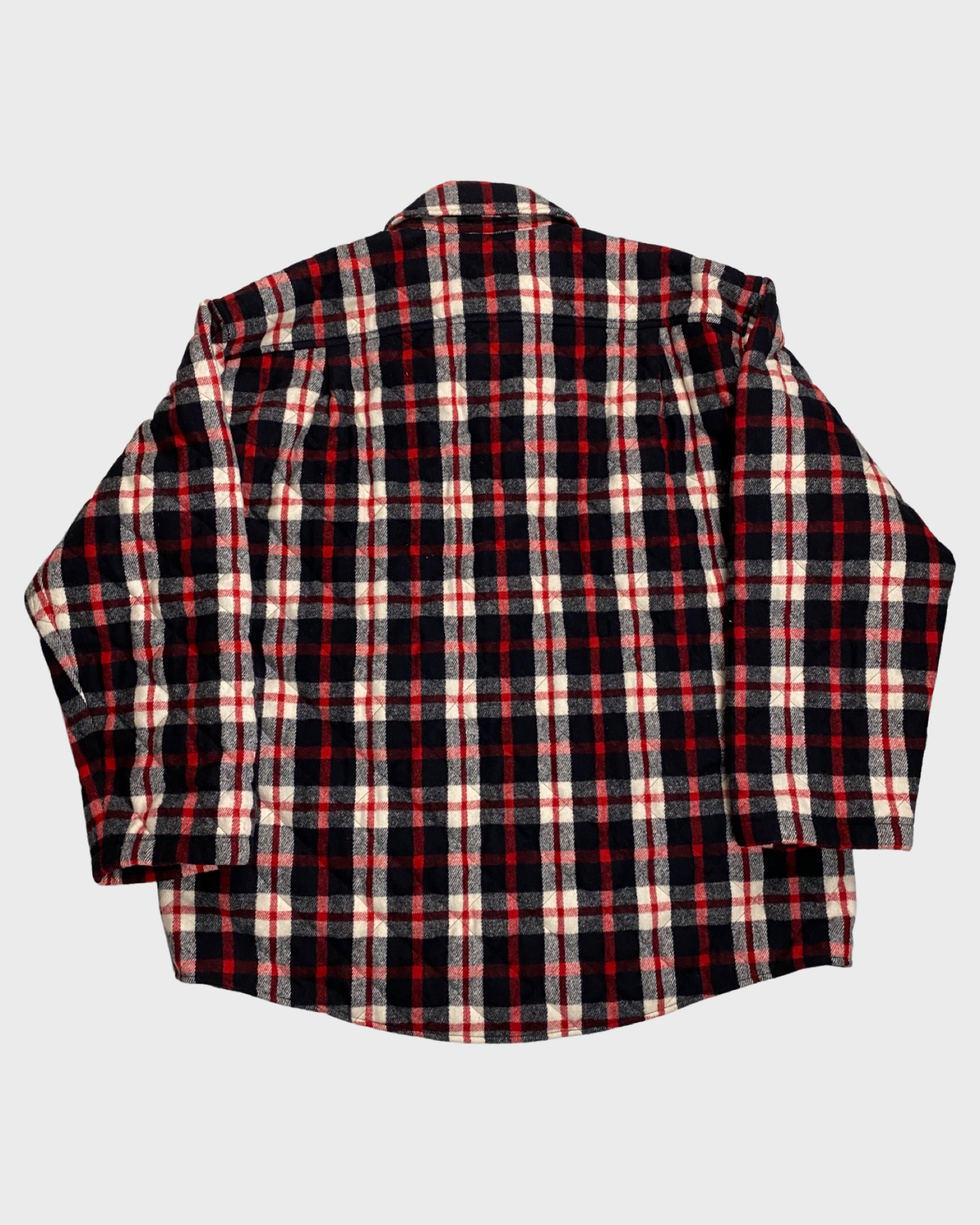 Balenciaga plaid checkered padded flannel parka / long  jacket SZ:44