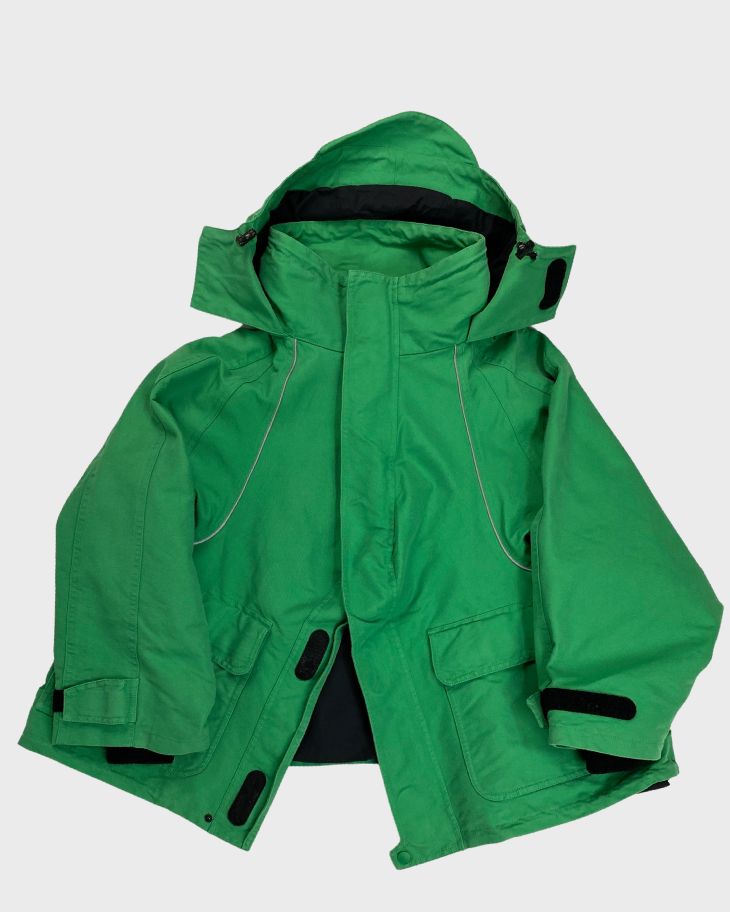 BALENCIAGA green swing parka jacket SZ:38